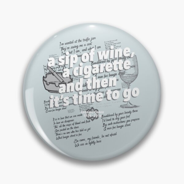 Item preview, A Sip of Wine, A cigarette and then it's time to go Fitted  designed and sold by sophroniarey.