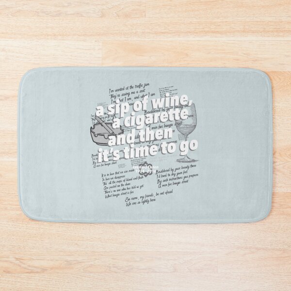 Item preview, A Sip of Wine, A cigarette and then it's time to go Fitted  designed and sold by sophroniarey.