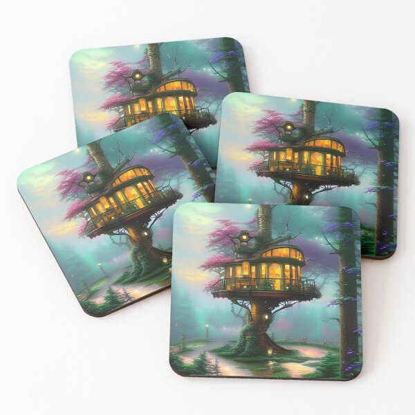 Item preview, Fantasy Retro Futuristic Treehouse designed and sold by AlteredUrbane.