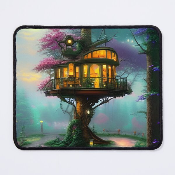 Item preview, Fantasy Retro Futuristic Treehouse designed and sold by AlteredUrbane.