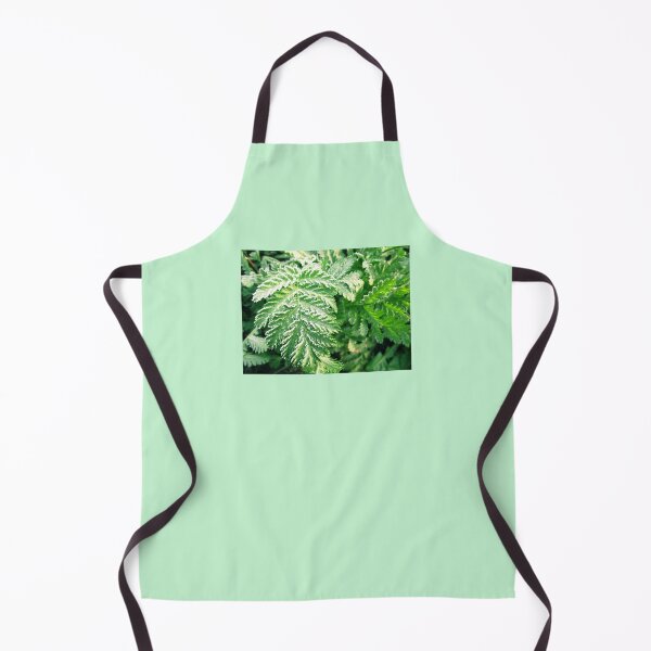 Item preview, botanic aesthetic green nature photography | Wild plant leaves with frost designed and sold by lausn.
