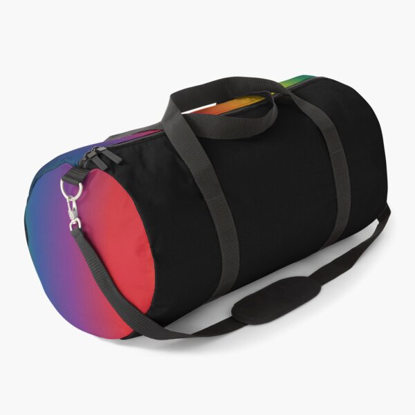 Vertical Rainbow Travel Duffle Bag