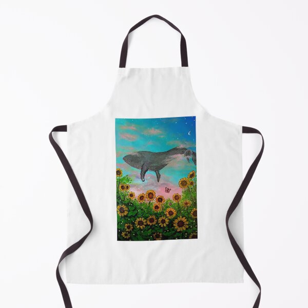 Item preview, Whale flying in the sunset sky designed and sold by Sorbelloart.