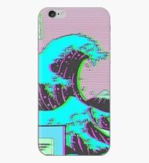 Die große Welle vor Vaporwave Kanagawa iPhone-Hülle & Cover