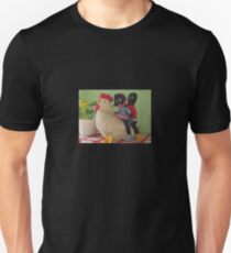 Gollies riding a Chicken Unisex T-Shirt