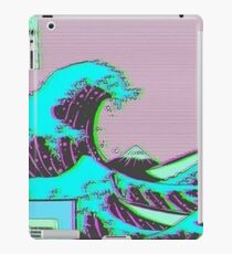 Die große Welle vor Vaporwave Kanagawa iPad-Hülle & Klebefolie
