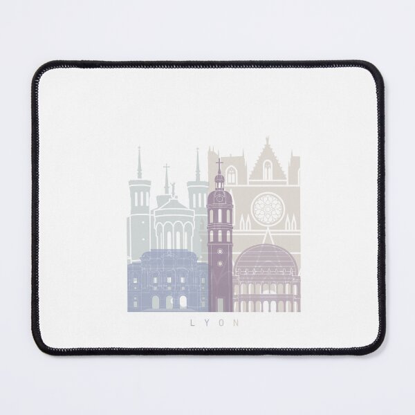 Item preview, LYON SKYLINE POSTER PASTEL designed and sold by paulrommer.