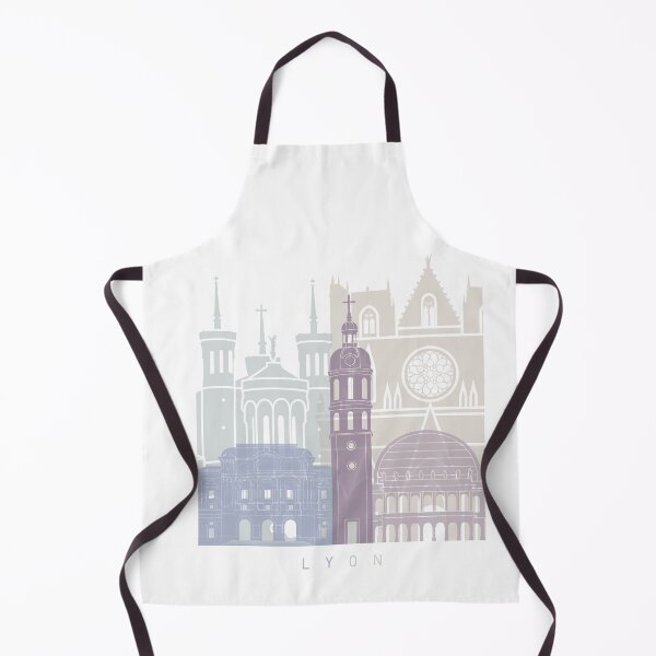 Item preview, LYON SKYLINE POSTER PASTEL designed and sold by paulrommer.