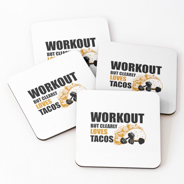 Item preview, Workout but clearly loves tacos designed and sold by VimuDS.
