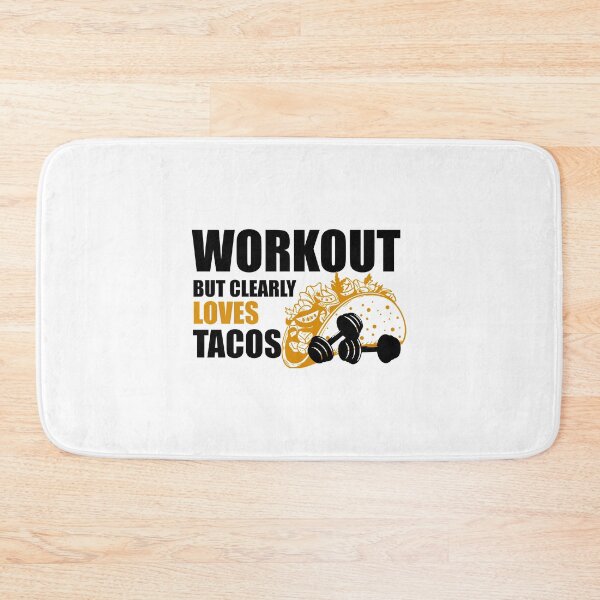 Item preview, Workout but clearly loves tacos designed and sold by VimuDS.