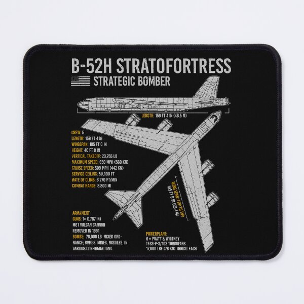 Item preview, B-52 Stratofortress Bomber Aircraft Plane Airplane Blueprint designed and sold by DigitalBadger.