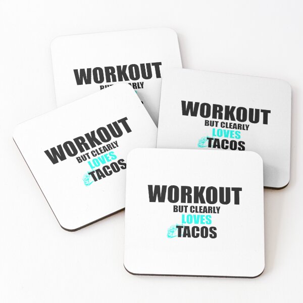 Item preview, Workout but clearly loves tacos designed and sold by VimuDS.