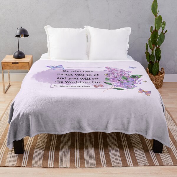 Item preview, Quotes of the Saints - Be who GOD meant you to be and you will set the world on fire - St. Cathrine of Siena designed and sold by THEARESTON.
