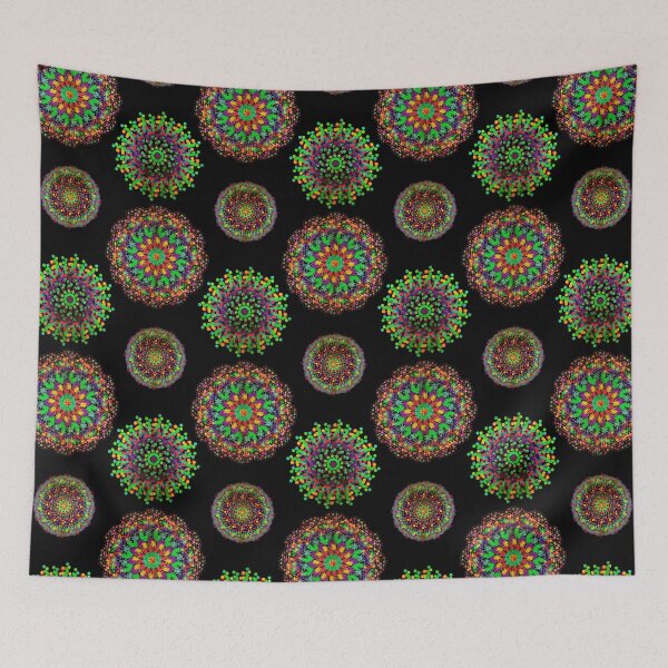 Item preview, Neon 70s Pom Poms designed and sold by Jane Izzy Designs.