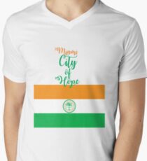 Miami City of Hope Men's V-Neck T-Shirt