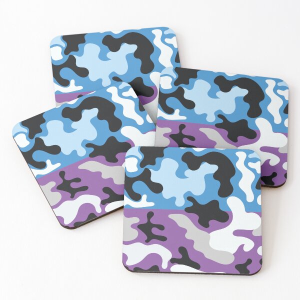 Item preview, Blue purple fashion camo design designed and sold by sinisamaric1.