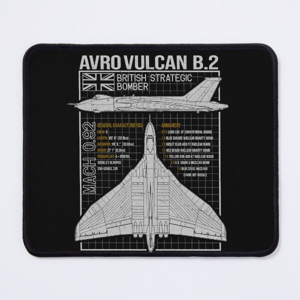 Item preview, Avro Vulcan Bomber British Airplane Blueprint Military jet - Vulcan designed and sold by DigitalBadger.