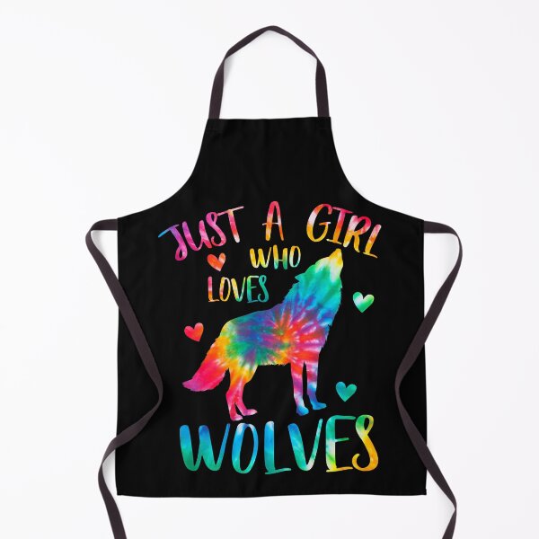 Item preview, Just A Girl Who Loves Wolves Tie Dye Cute Wolf Lover designed and sold by ArcWarden-art.