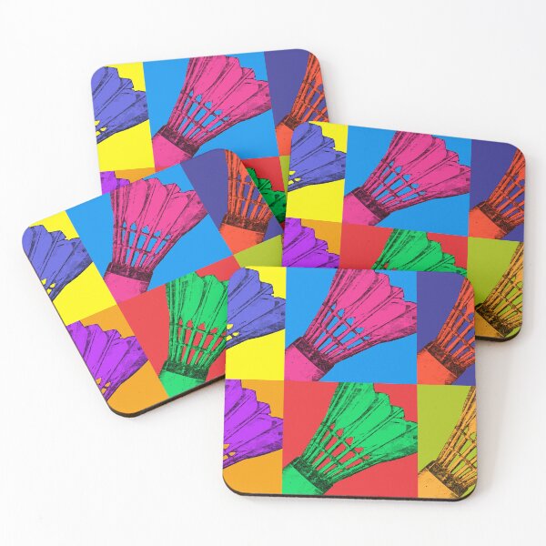 Item preview, Badminton Shuttlecock Pop Art Style designed and sold by Designs by Lee.