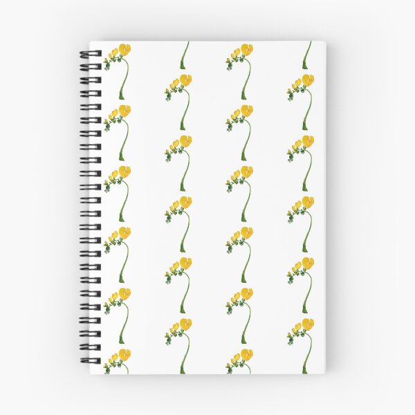 Item preview,  Seamless pattern yellow freesia watercolor illustration designed and sold by Yana Mustafina | Boho Soulful Designs.