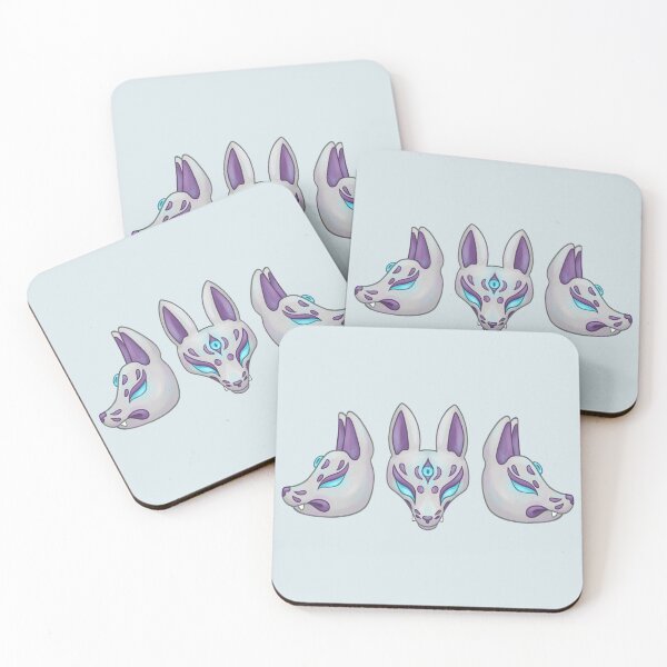 Item preview, Three Magical Kitsune Masks designed and sold by heleana.