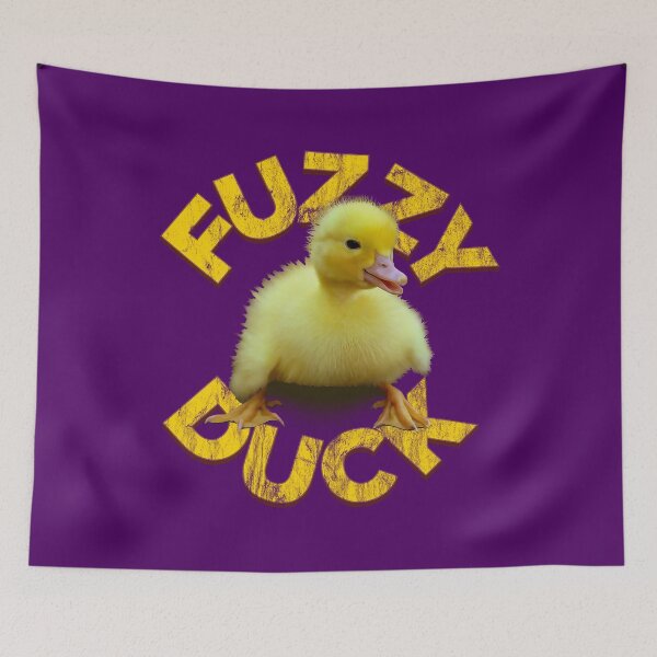Item preview, Fuzzy Duck Retro Cute Duckling Design designed and sold by CandOCreative.