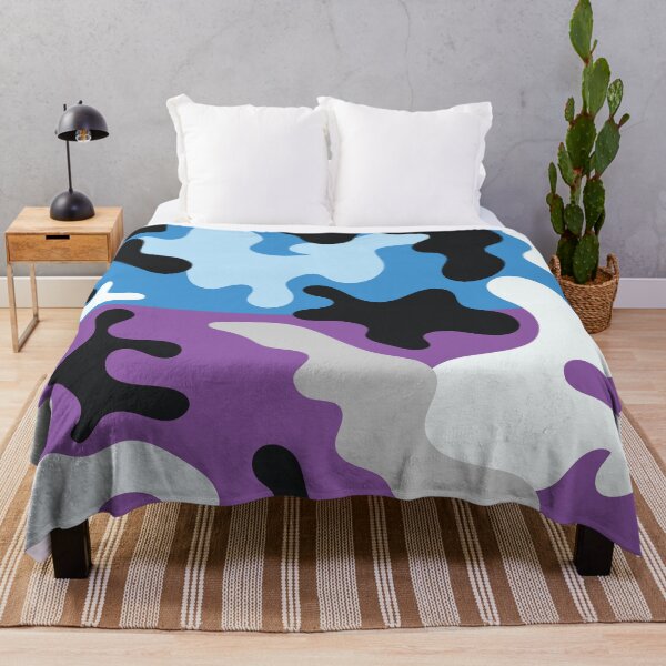 Item preview, Blue purple fashion camo design designed and sold by sinisamaric1.