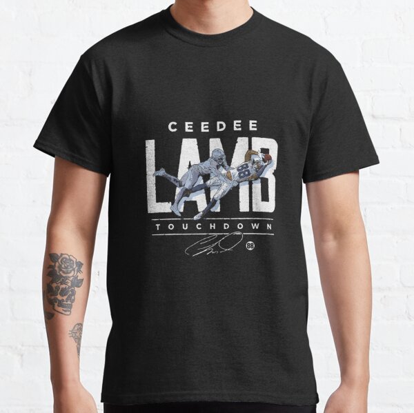 Youth Dallas Cowboys CeeDee Lamb #88 Grey T-Shirt