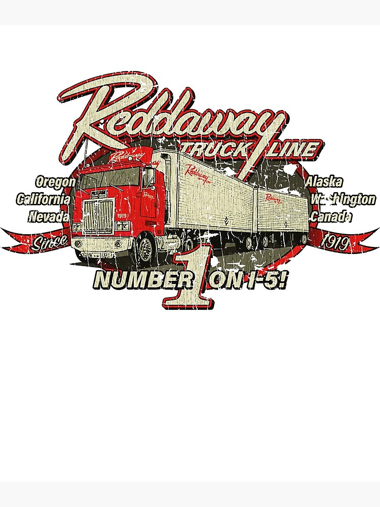 "Trucking Reddaway Truck Line 1919 " Poster For Sale By RuthMenze ...