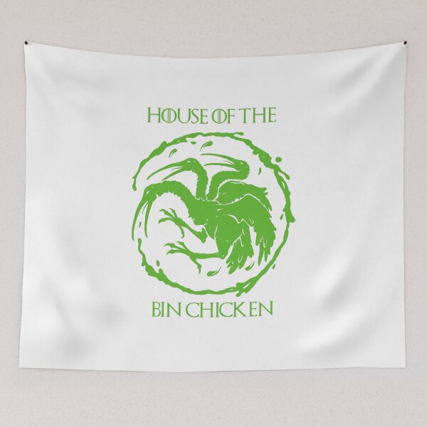 Item preview, House of the Bin Chicken Green designed and sold by LukeRosenberg.