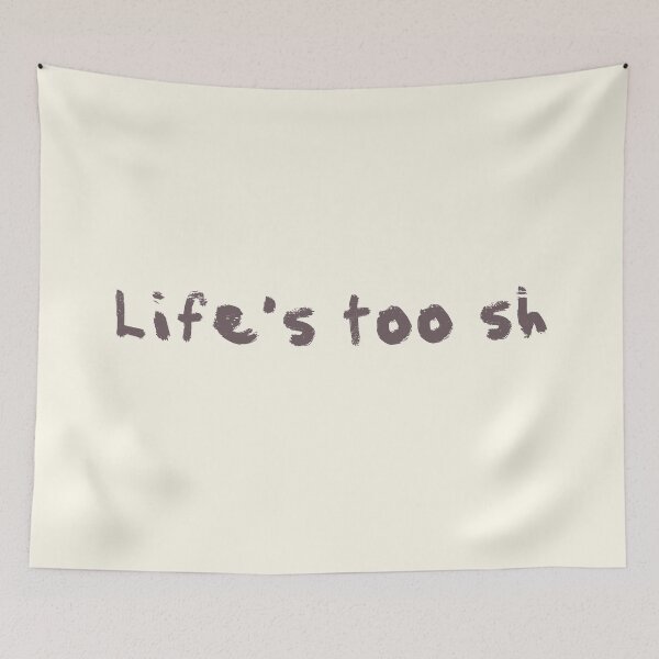 Item preview, Life is too short funny quote designed and sold by WordStruggle.