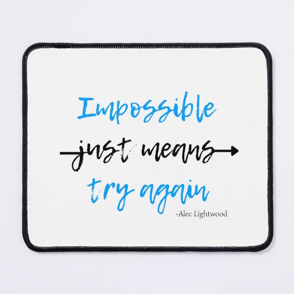 Item preview, Alec Lightwood Quotes designed and sold by akumayoshop.