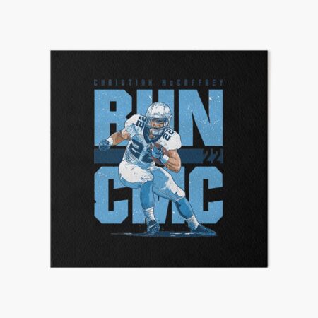 Carolina Panthers Christian Mccaffrey Sports Print Art 11x17 