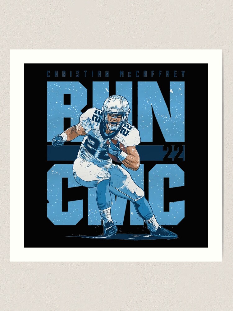 Christian McCaffrey Back-To Poster for Sale by RatTrapTees