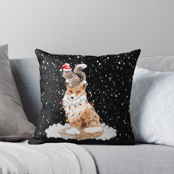 Item preview, Christmas squirrel and fox designed and sold by SpiritedArtwork.