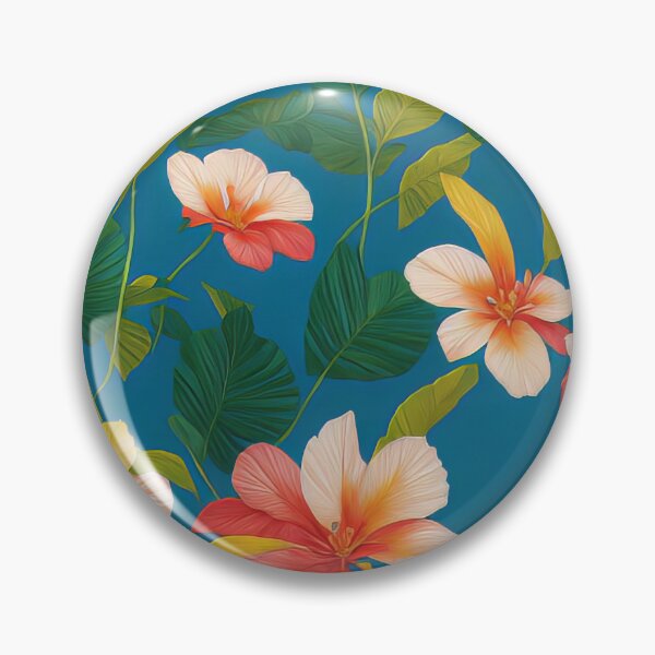 Artikelvorschau, Fun flowers tropical pattern entworfen und verkauft von Purple-Horizon.