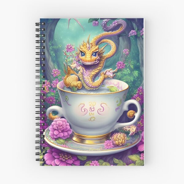 Item preview, Yellow Dragon Perched On A Teacup  designed and sold by SapphireMyst.