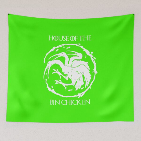 Item preview, House of the Bin Chicken White designed and sold by LukeRosenberg.