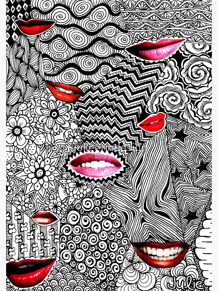 Zentangle Inspired Artwork - Julie Erin Designs