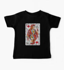 Camiseta para bebés Vintage Jack of Diamonds Playing Cards
