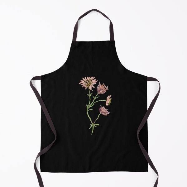 Artikelvorschau, Rosa Blumenillustration der Aquarellniederlassung auf schwarzem Hintergrund entworfen und verkauft von Yana Mustafina | Boho Soulful Designs.