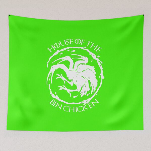 Item preview, House of the Bin Chicken White designed and sold by LukeRosenberg.