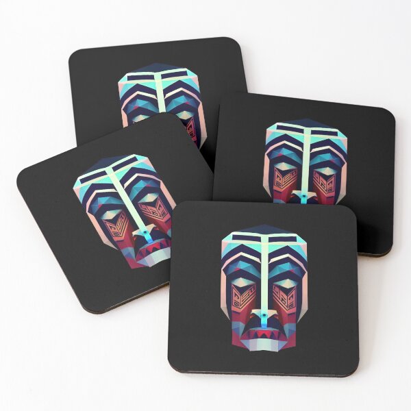 Item preview, Maori Face Art Deco designed and sold by PolygonXYZ.