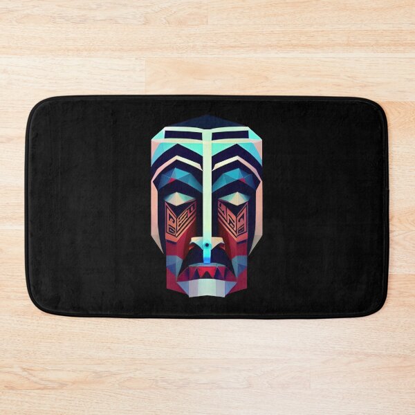 Item preview, Maori Face Art Deco designed and sold by PolygonXYZ.