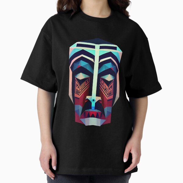 Item preview, Maori Face Art Deco designed and sold by PolygonXYZ.