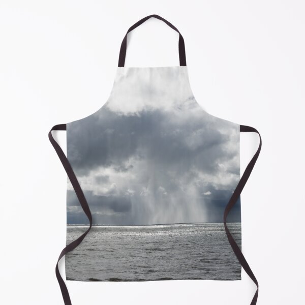 Item preview, Tempestuous Cloudscape - Lake Erie Cargo Ship Heading into a Rain Squall designed and sold by Georgia Mizuleva.