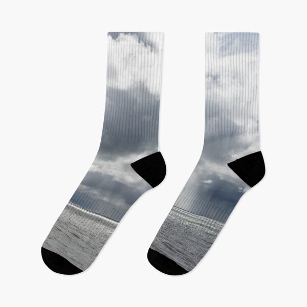 Item preview, Tempestuous Cloudscape - Lake Erie Cargo Ship Heading into a Rain Squall designed and sold by Georgia Mizuleva.