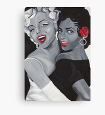 Lienzo Marilyn Monroe y Dorothy Dandridge