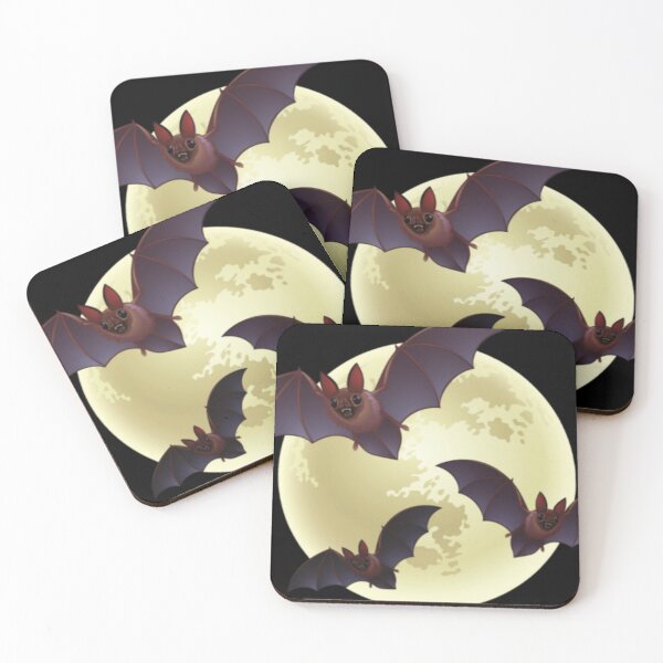 Item preview, Bats and moon Halloween  designed and sold by sreckov-desig.