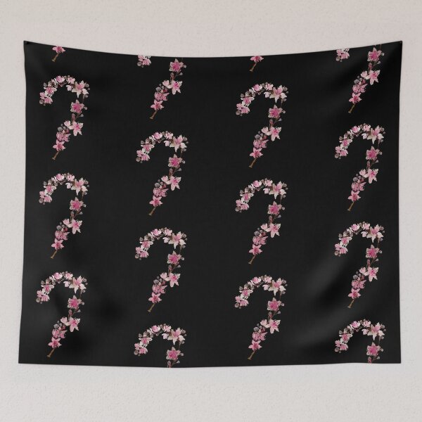 Item preview, Seamless black pattern sakura  pink flower watercolor illustration designed and sold by Yana Mustafina | Boho Soulful Designs.